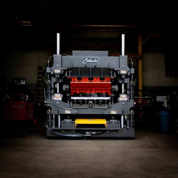 Concrete block machine